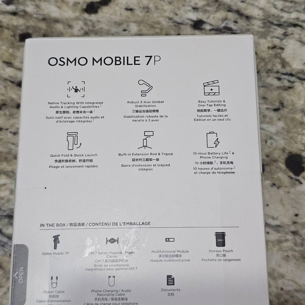 NEW DJI Osmo Mobile Gray Gimbal Stabilizer